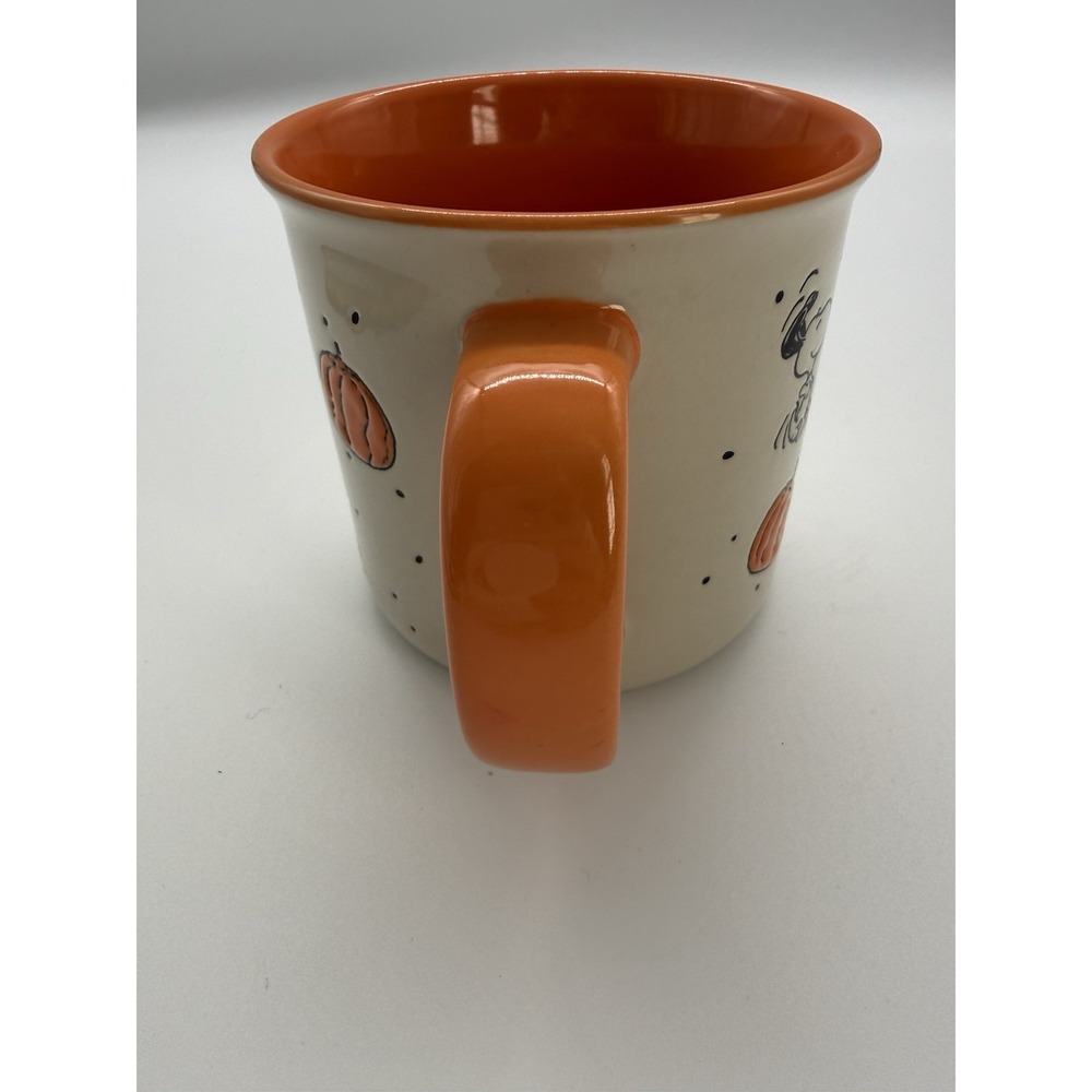 Peanuts‎ Snoopy Pumpkin Everything Fall Autumn 21 oz  Large Coffee Cup Mug Cute - Picture 2 of 7